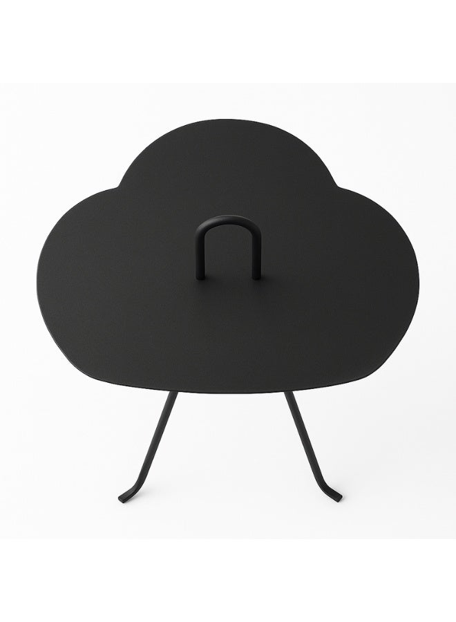 YI ONE Corner Table – Black Metal Modern Side Table for Sofa, Bed, Office & Home Use - Image 5