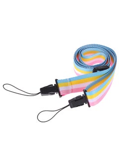 Generic Adjustable Colorful Rainbow Comfortable Camera Neck Strap for Fujifilm Instax Mini 8 70  Instant Film Camera  - Image 1