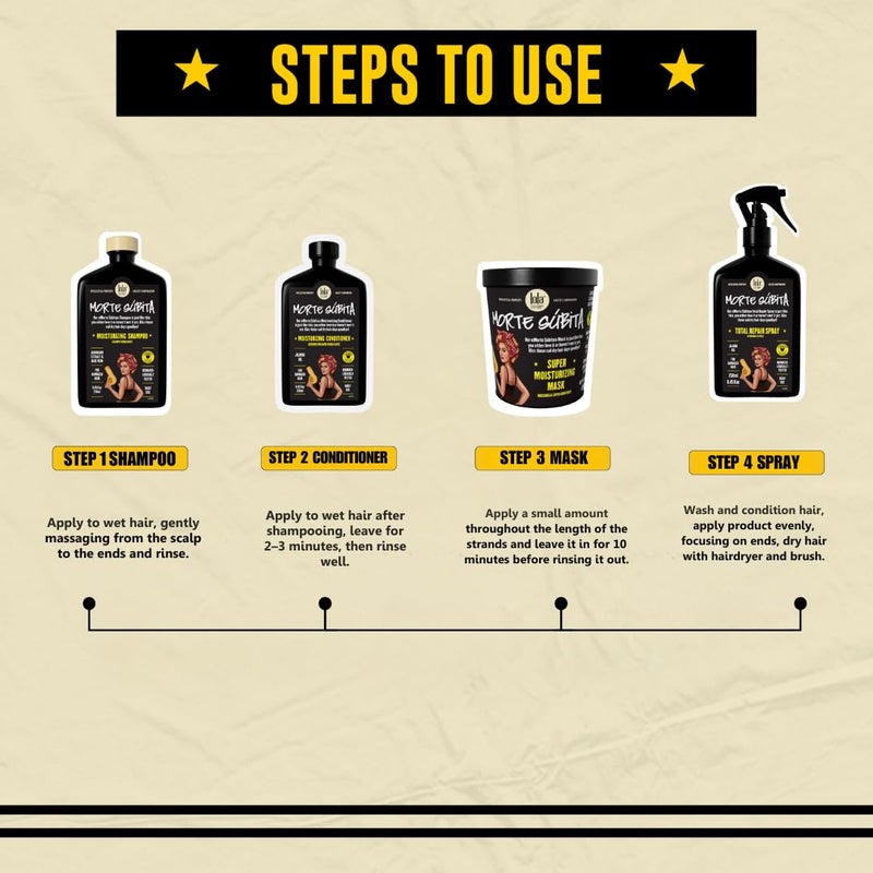 LOLA لولا من ريو - مورت سوبتا - بلسم مرطب لجميع أنواع الشعر الجاف والتالف، نباتي، خالي من القسوة، خالي من البارابين، خالي من الكبريتات 8.45 أونصة سائلة - Image 5