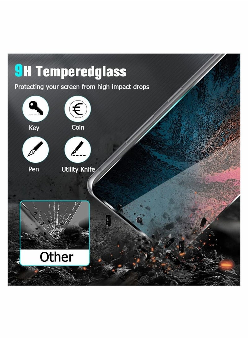 SYOSI - Galaxy S21 Ultra Screen Protector with Camera Protector, 9H Tempered Glass Scratch Resistant Ultrasonic Fingerprint Support, 3D HD Curved for Samsung Galaxy S21 Ultra 6.8" Screen Protector - Image 1