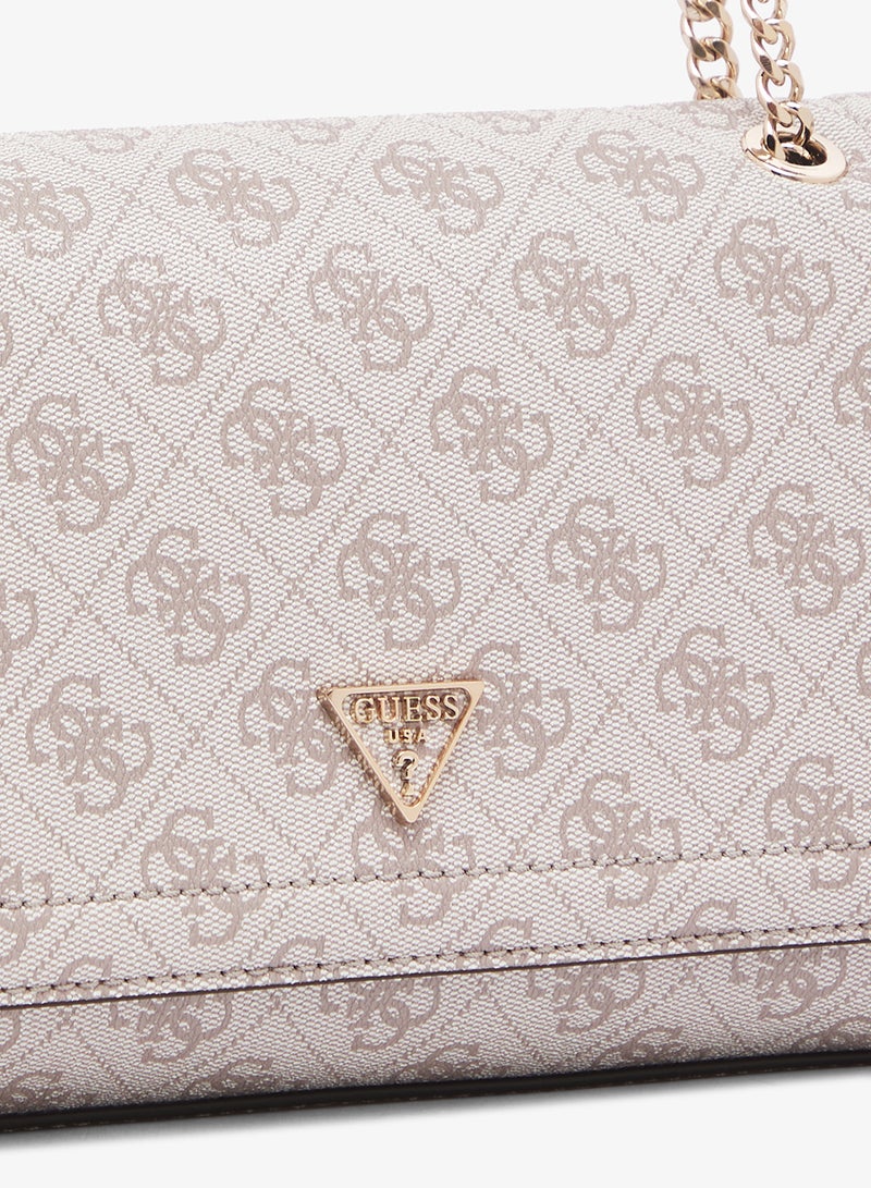 GUESS Noelle Flap Over Crossbody - Image 4