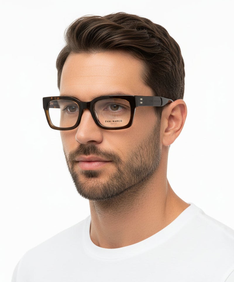 🇮🇹 Square ( Made in Italy ) Men Optical Frames