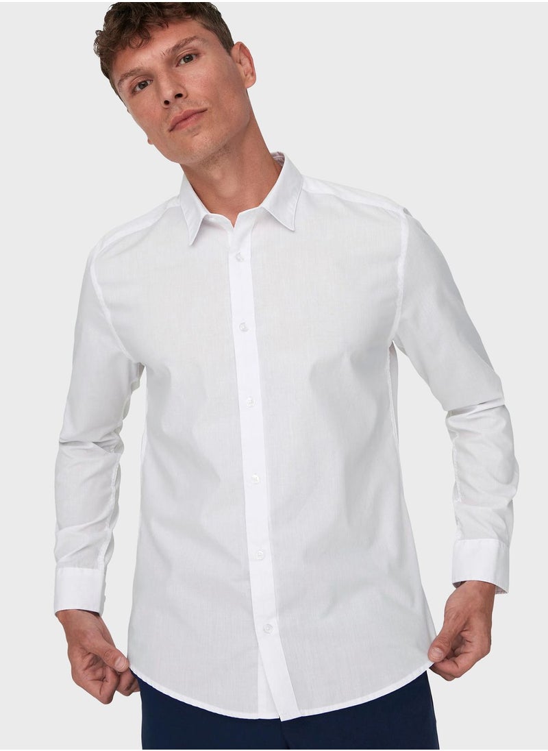 Only & Sons Slim Fit Shirt  - Image 3
