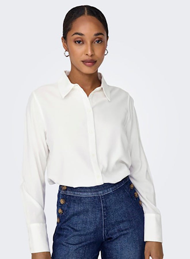 ONLY ONLY Womens Berit Life Longsleeve Shirt Woven  - Image 1