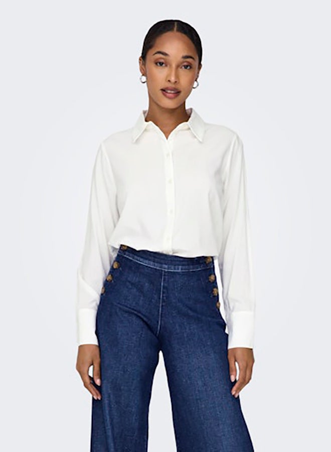 ONLY ONLY Womens Berit Life Longsleeve Shirt Woven  - Image 3