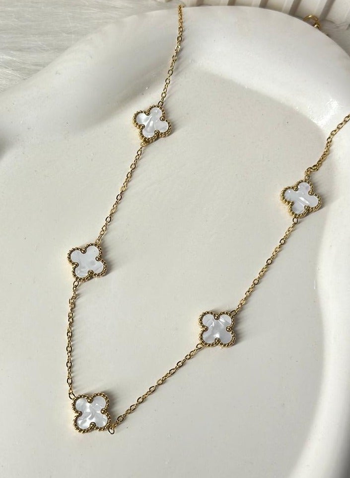Maya accessories ( necklace ) stainless steel (WHITE) 