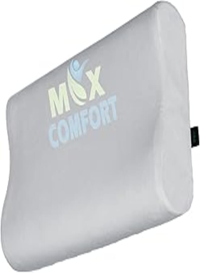 Max Comfort Max Comfort Memory Foam Medical Pillow - Size 60x35 - American Materials - Spine and Neck Pain Support Pillow - Pillow for Better Sleep - Medical Pillow, White 