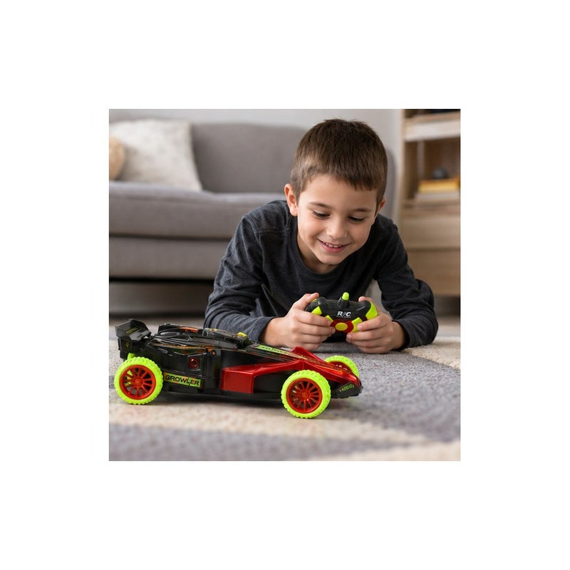 R/C Action Drive: Remote Control Racing Car Toy with Colour Lamp, Red and Black, for Children - Image 4