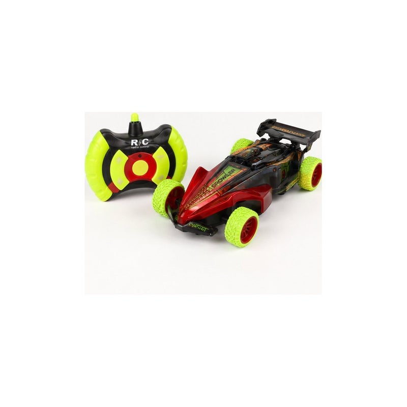 R/C Action Drive: Remote Control Racing Car Toy with Colour Lamp, Red and Black, for Children - Image 1