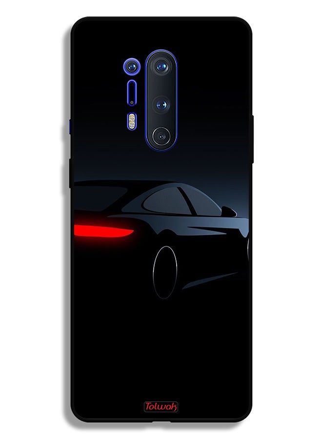 Tolwak OnePlus 8 Pro 5G Protective Case Cover Dark Car - Image 2