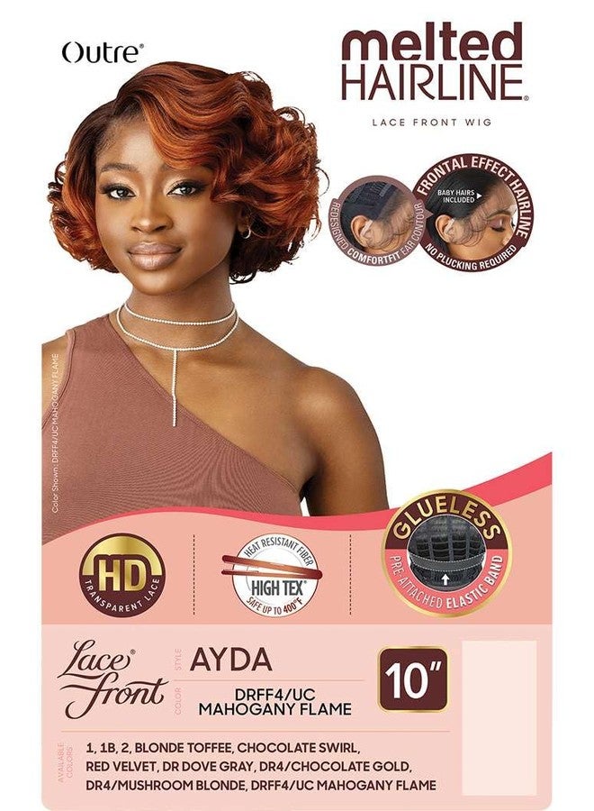 أوتر شعر مستعار أمامي من الدانتيل من Outre - خط شعر مصقول - أيدا (بني داكن 2) - Image 2