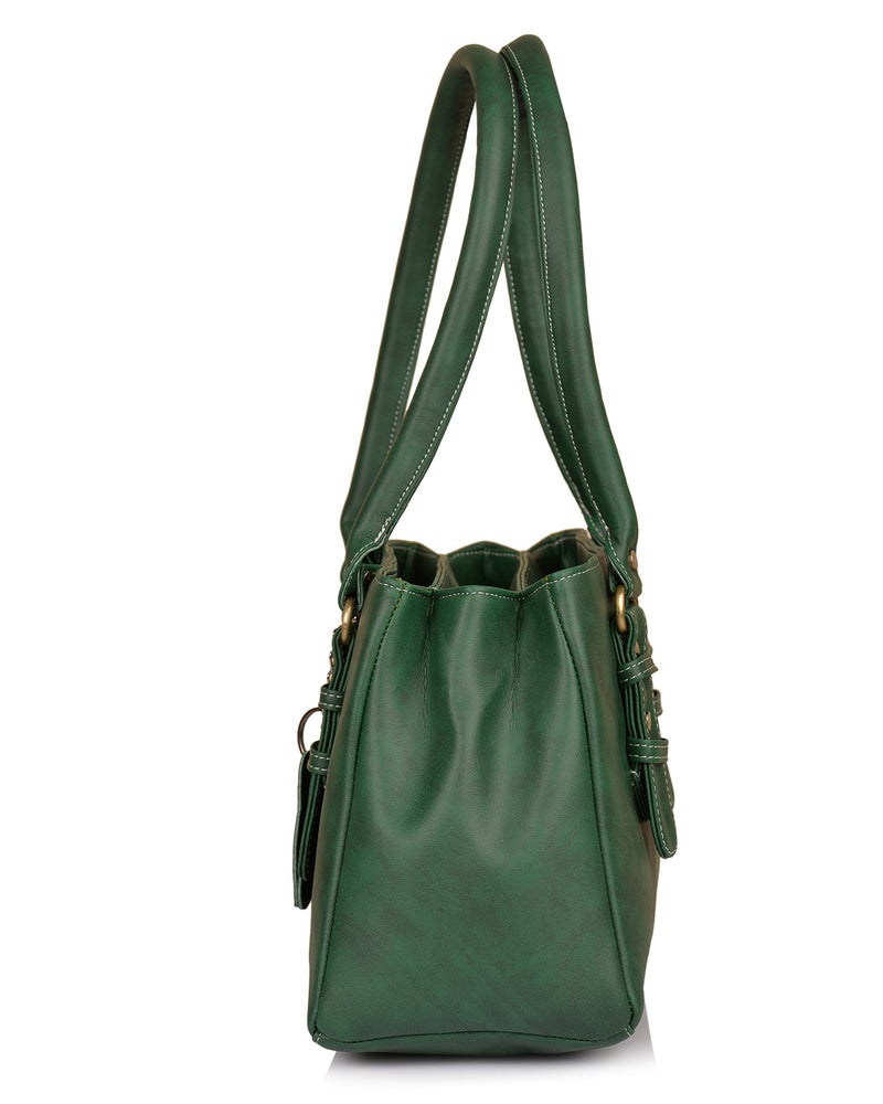 Fostelo Women's Riverside Satchel Tote Handbag for Women | Ladies Purse | Stylish Shoulder Bag | Gift For Women | Green - Image 4