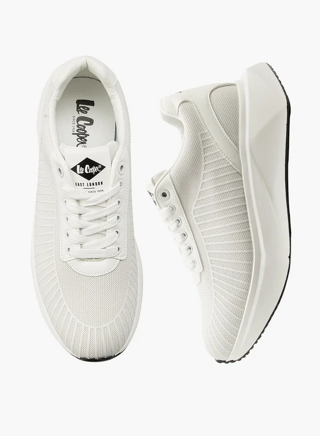 Lee Cooper Men's Striped Lace-Up Sneakers