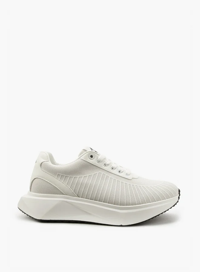 Lee Cooper Men's Striped Lace-Up Sneakers