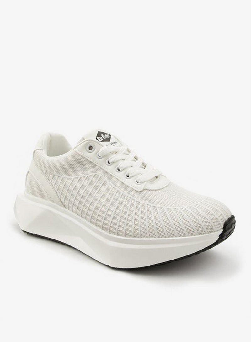 Lee Cooper Men's Striped Lace-Up Sneakers - Image 3