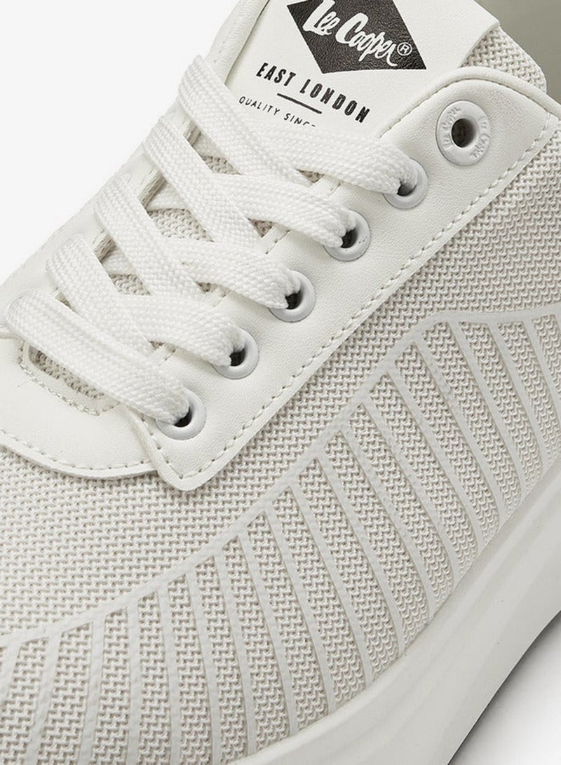 Lee Cooper Men's Striped Lace-Up Sneakers - Image 5