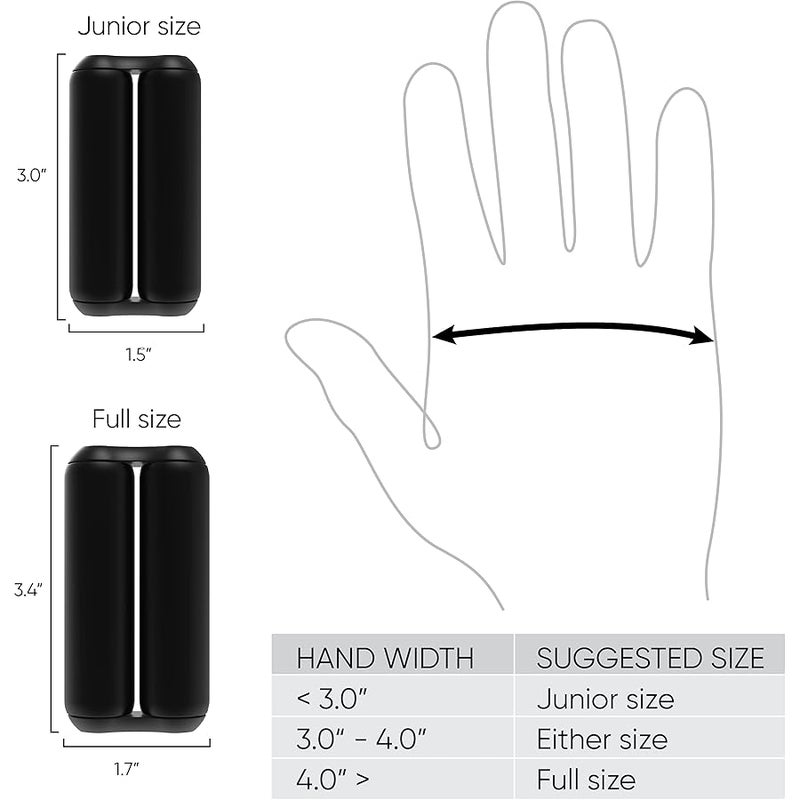أونو رولر اونو - لعبة تململ محمولة للبالغين | تساعد في تخفيف التوتر والقلق والضغط | تعزز التركيز والوضوح | تصميم صغير وسهل الحمل (الحجم الكامل/الألومنيوم، الياقوت) - Image 3