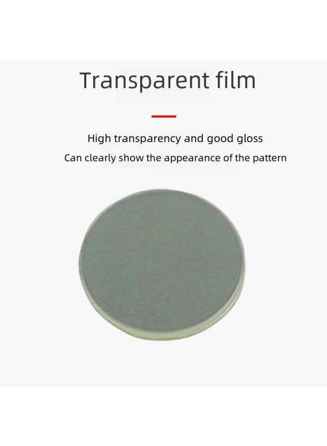 Chia Tinplate Badge Material Yum Iron Bottom Badge Consumables Production Badge Consumables Accessories Manufacturers - Image 2