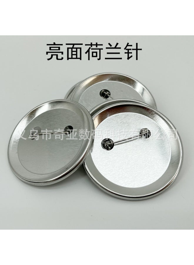 Chia Tinplate Badge Material Yum Iron Bottom Badge Consumables Production Badge Consumables Accessories Manufacturers - Image 1