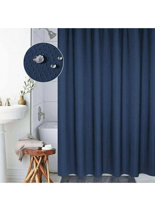 ستارة حمام ستان عالية الجودة ومقاومة للماء (وتر بروف) | خامة ساتان فاخرة | مقاس كبير 240 × 180 سم للبانيو والحمام | متوفر بألوان وأشكال مختلفة - Image 3