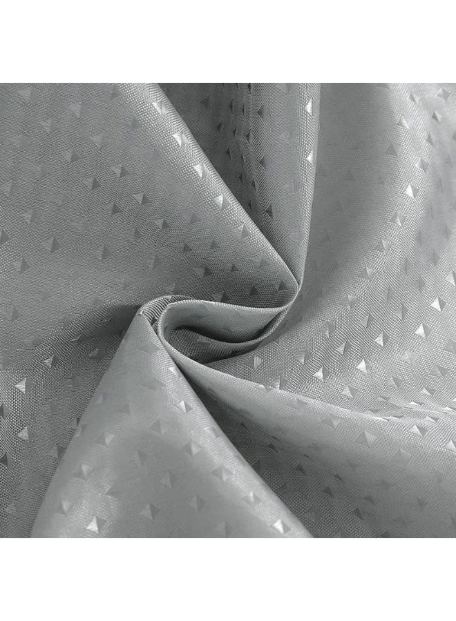 ستارة حمام ستان عالية الجودة ومقاومة للماء (وتر بروف) | خامة ساتان فاخرة | مقاس كبير 240 × 180 سم للبانيو والحمام | متوفر بألوان وأشكال مختلفة - Image 2