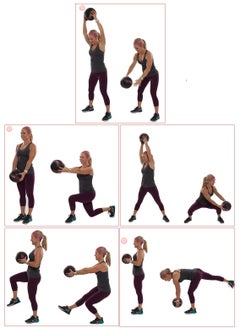Generic Rubber Medicine Ball for Core Strength and Crossfit Workouts, 5KG  - Image 3