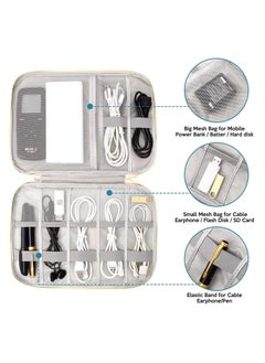 Y&D Electronics Organizer Travel Cord Case Compact Accessories Bag for Cable, Cord, Charger, Phone, Hard Drive  - Image 2