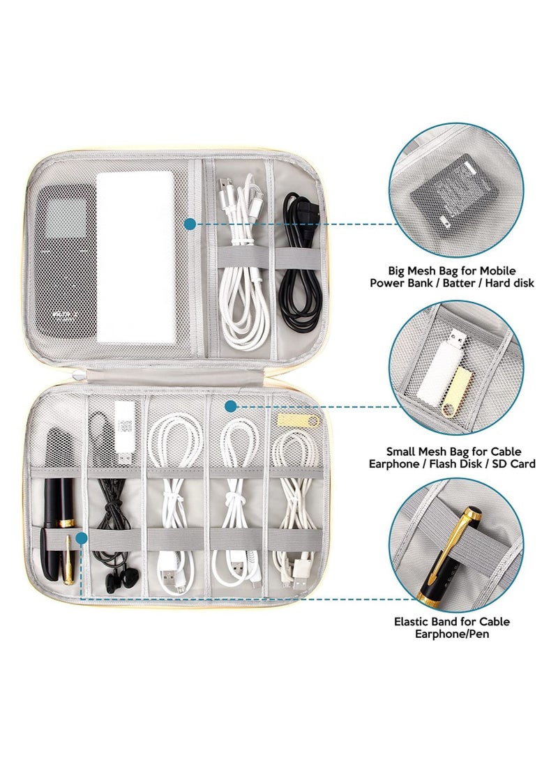 Y&D Electronics Organizer Travel Cord Case Compact Accessories Bag for Cable, Cord, Charger, Phone, Hard Drive  - Image 2