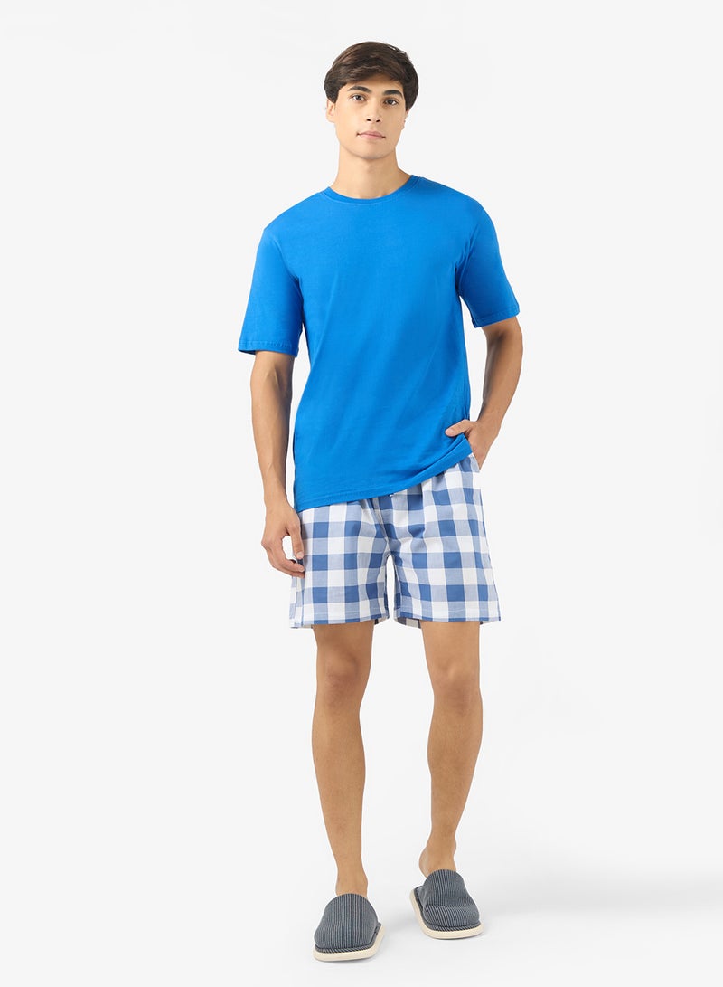 سفنتي فايف طقم بيجامة تي شيرت وشورت - Image 5