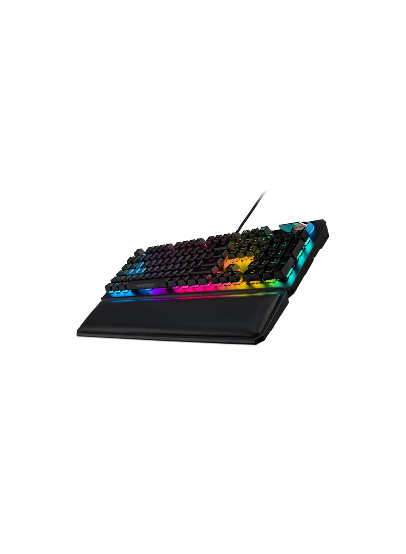 Acer Predator Aethon 700, RGB Mechanical Gaming Keyboard, US Layout, Adjustable Switch Toggle for Tactile / Linear Press, Volume Roller, 60M Keystroke, Predator QuarterMaster App, Black - Image 3