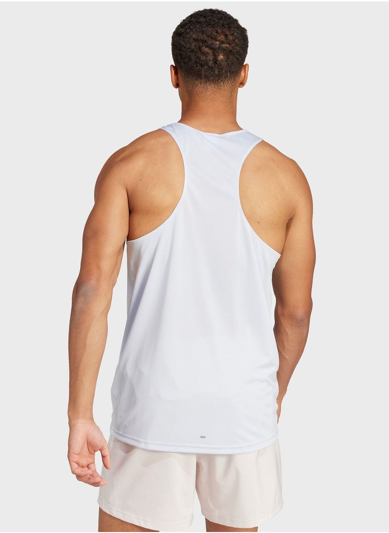 Adidas - Sereno 3 Stripes Tank - Image 1