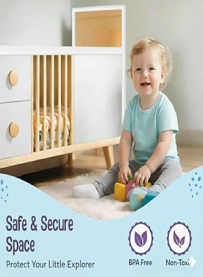 Safe-O-Kid U - Shaped 2 MTR Baby Safety Edge Protector, Kids Proofing Foam Bumper Strip for Sharp Edges, Cushion Guard for Furniture & Tables, (White) - Image 3