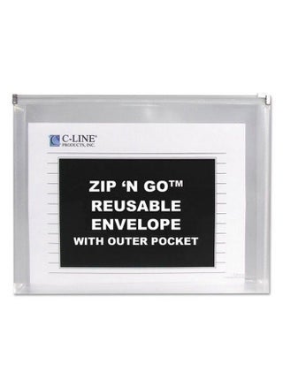 Zip 'N Go Reusable Poly Envelope With Outer Pocket Zipper Closure Clear 3 Pk 48117 - pzsku/ZCE48620FC526D8E0FD35Z/45/_/1693829662/a06c08a1-2926-492f-a16d-205b8aa1d36d