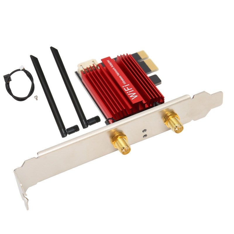 Pcie Wifi Adapter: 1200Mbps Dual Band, Bluetooth 4.2, Wide Compatibility - Fast Stable Wireless Connection, Pcie Network Card for Desktop Pc Network Upgrade, Windows 7/8/10/11 Systems

：，/，，。：

Pcie W - Image 1