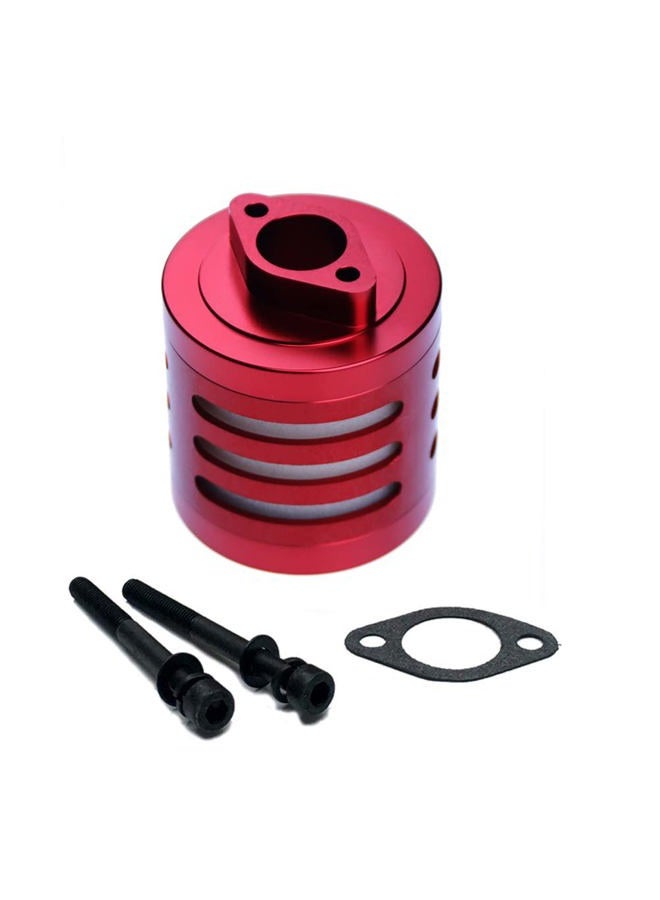 FLMLF Air filter Set for 1/5 RC Hpi Baja Rovan King Motor 5B 5T 5SC FG GoPed (red) - Image 1
