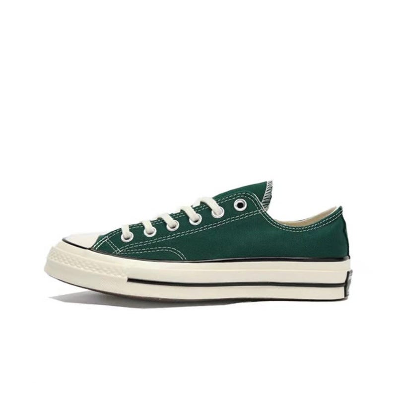 E-Commerce Putian Shoes Meiqi Kuang 1970S Weifan Cloth Shoes Black And White Men'S And Women'S High And Low Couples Vulcanized Shoes - Image 1