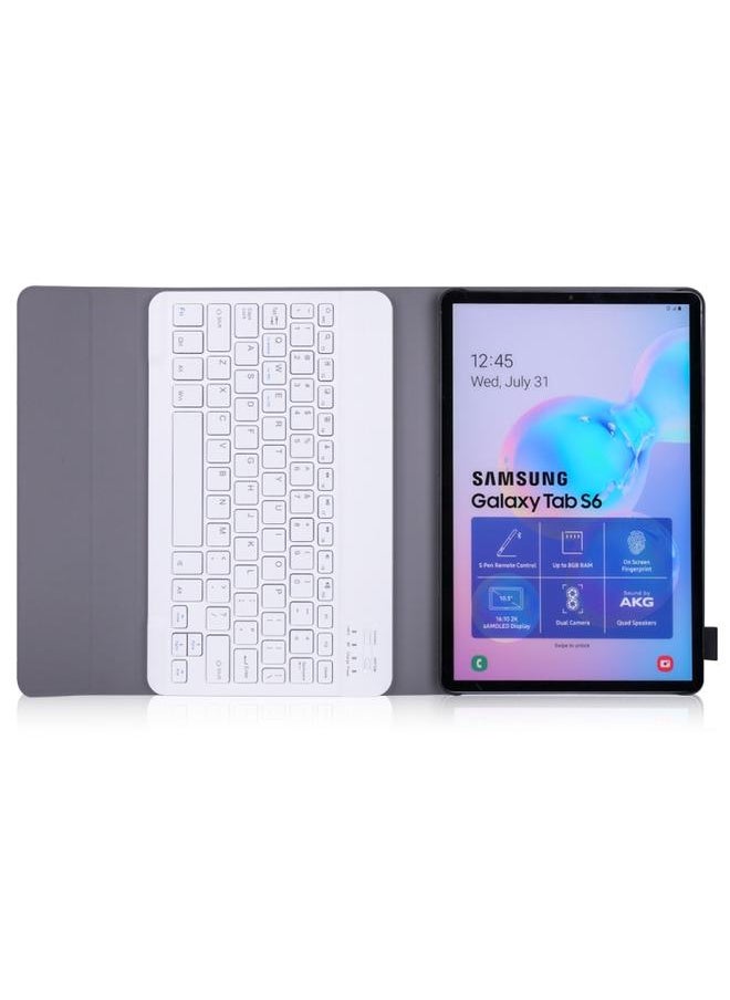 A860 Samsung Galaxy Tab S6 10.5 inch T860 T865 Detachable Bluetooth Keyboard Tablet Case with Pen Holder Elastic Strap Gold