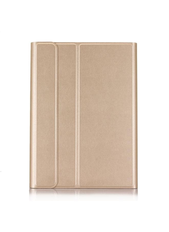 A860 Samsung Galaxy Tab S6 10.5 inch T860 T865 Detachable Bluetooth Keyboard Tablet Case with Pen Holder Elastic Strap Gold