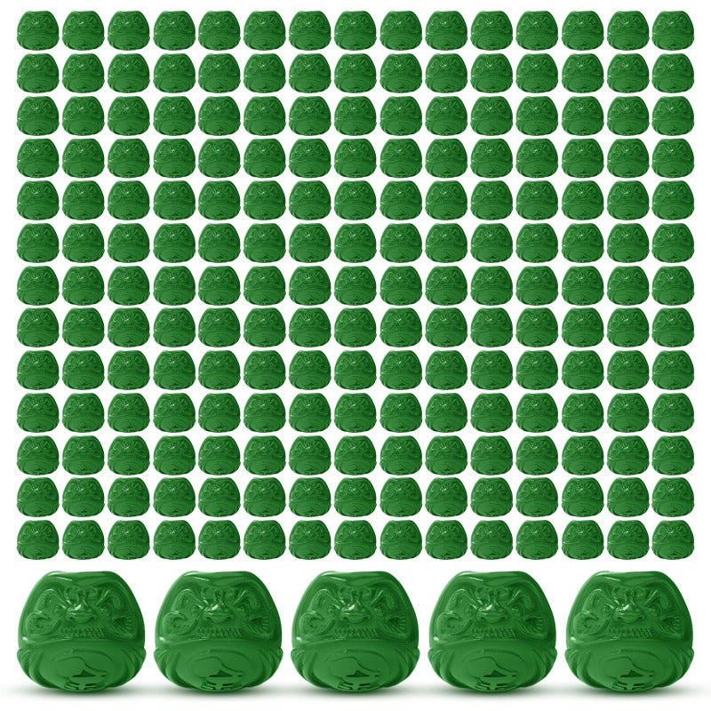 Disposable Tattoo Pigment Cups: 200 Dark Green Pieces With Thickened Walls Stable Base Portable Design - Hygiene Safety Leak Resistance Microblading Tools for Tattoo Artists Microblading Professionals - Image 1