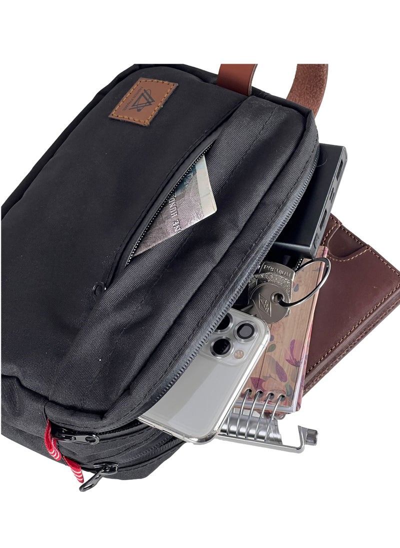 FASHION PYRAMID - Best Handbag  Pyramidkit Waterproof-Black - Image 1