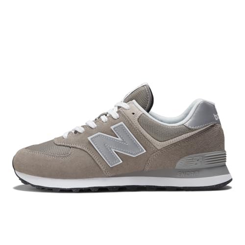 New Balance Men's 574 Core Sneaker, Grey/White, 5.5 - Image 4