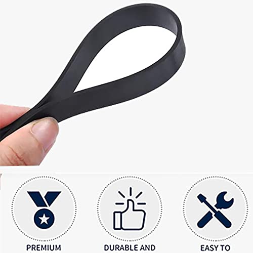 Detetap Vacuum Belt for Bissell Style 7/9/10/12/14/16 2252 2254 1793 P/N 3031120 Bissell Powerforce Helix, Cleanview, Powerlifter Swivel Rewind Models, Replace Parts #2031093#3031123#32074 (Pack of 2) - Image 3