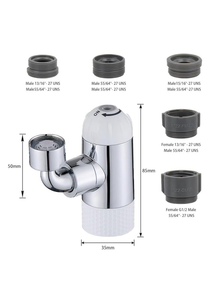 تمر (فاكهة) صنبور غسيل حمام عالمي دوّار قابل للتعديل بصنبور غسيل مضغوط قابل للضبط - Image 5