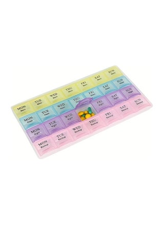 Daily Medicine & Vitamin Box 25x15 cm 28 Holes Over 4 Weeks, 1 Month Supply, Safe & Practical for Medicines, Vitamins & Supplements. - pzsku/ZCE48E266514E6FB59B50Z/45/_/1729771860/f6f71953-daa2-4a2d-822d-053850ac7613