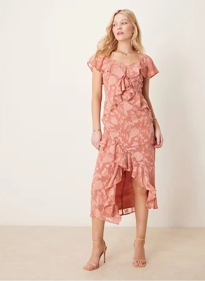 بريتي لافيش Eloise Midaxi Ruffle Dress