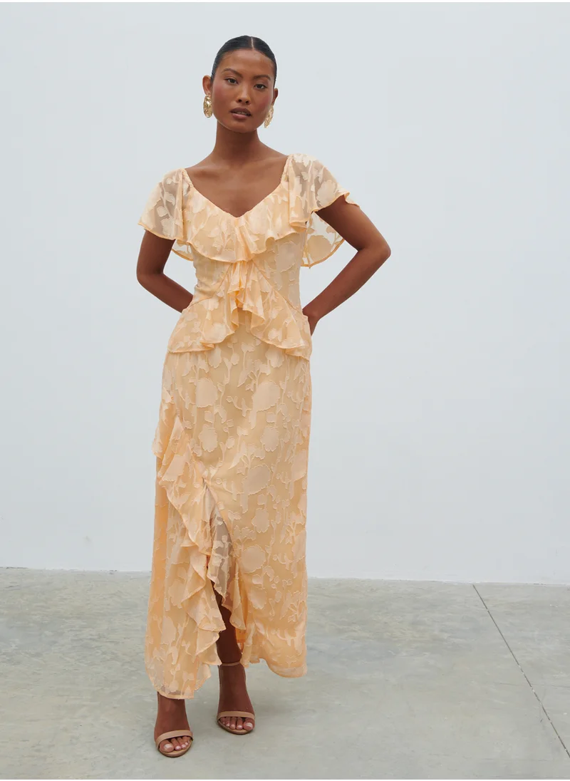 بريتي لافيش Eloise Midaxi Ruffle Dress