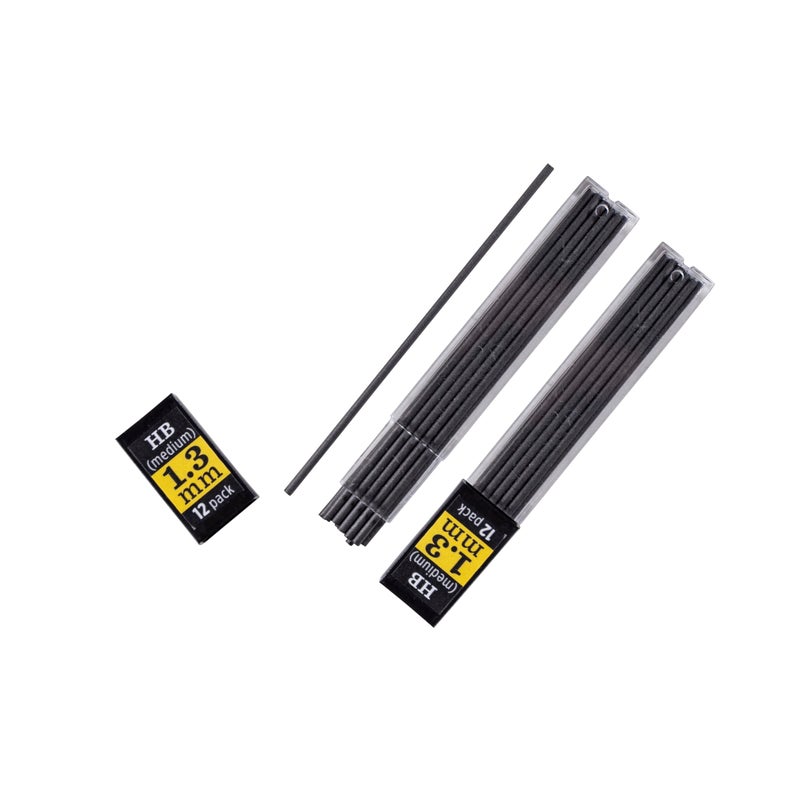 Rite in the Rain Medium (HB) 1.3mm Mechanical Pencil Lead Refills, 24-pack (two 12-packs) (No. 15BR)