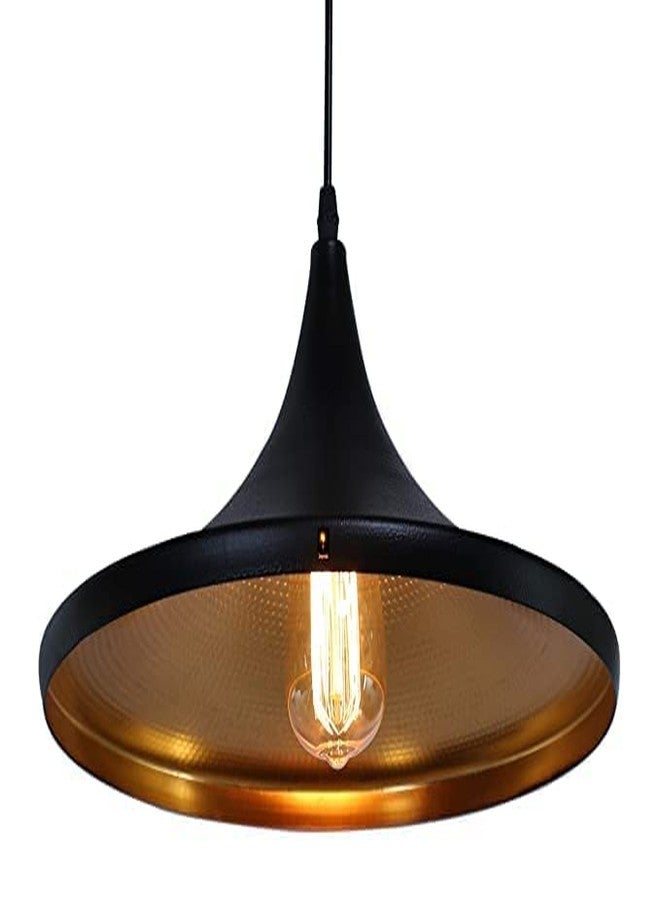 PRIYA LIGHT مصباح سقف معلق على شكل قرص مخروطي على شكل زهرة التوليب من بريا لايت، قطعة ديكور منزلي، ثريا معلقة مزخرفة للمنزل، غرفة المعيشة، إضاءة جومار داخلية وخارجية، 40 واط - Image 4