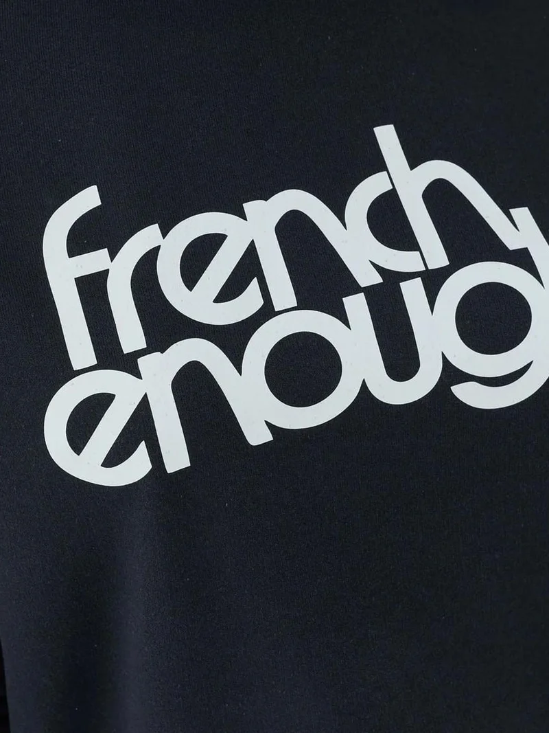 HICCUP Printed Crew Neck Long Sleeve Raised Sweatshirt