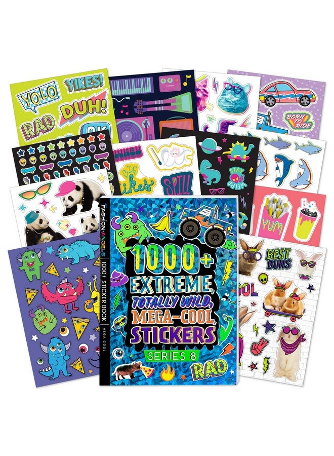 Fashion Angels 1000+ Mega Cool Stickers For Kids Fun Craft Stickers For Scrapbooks Planners Gifts And Rewards 40Page Sticker Book For Kids Ages 6+ And Up  - Image 2